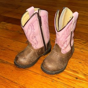 Toddler cow girl boots